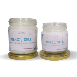 Lush by SBH Merci, Self Handcrafted Scented Soy Candle