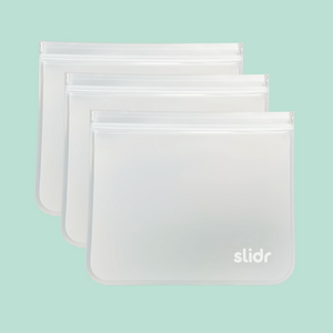 Slidr PH Reusable Flat Storage Bags With Double Lock Seal - Large (Pack of 3)