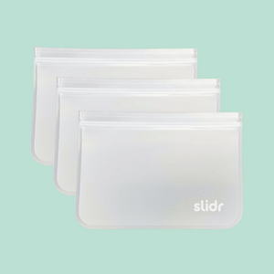 Slidr PH Reusable Flat Storage Bags With Double Lock Seal - Medium (Pack of 3)
