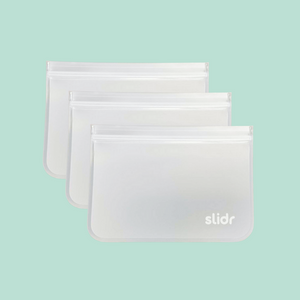 Slidr PH Reusable Flat Storage Bags With Double Lock Seal - Small (Pack of 3)
