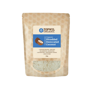 Topwil Desiccated Organic Coconut Shredded 200g