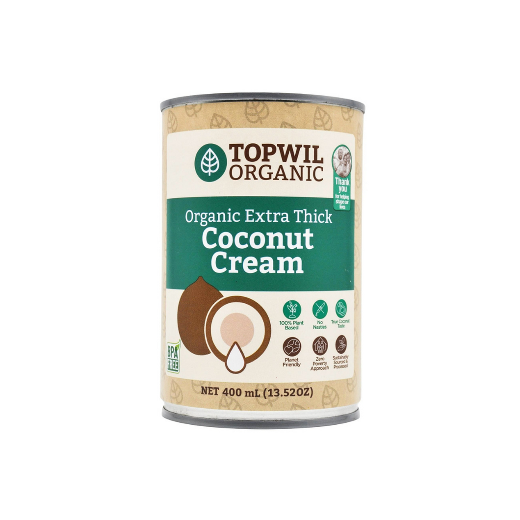 Topwil Extra Thick Organic Coconut Cream 400ml