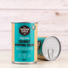 Load image into Gallery viewer, The Tender Table Organic Dairy-Free Coconut Whipping Cream Original Flavor 400ml
