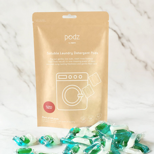 Zippies Lab Podz Soluble Laundry Detergent Pods Floral Fresh (Pouch of 24)