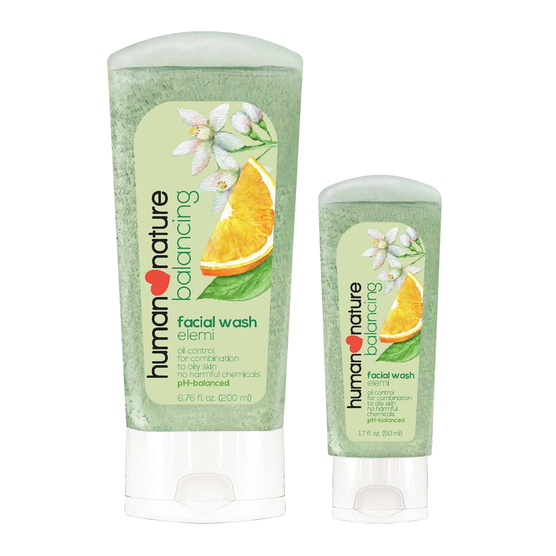 Human Nature Natural Balancing Facial Wash with Elemi pH